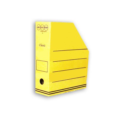 Caja archivo EUROBOX RHEIN N22 REVISTERO AMARILLO/ Codigo: 81020